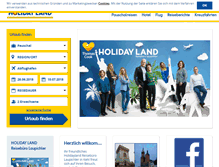 Tablet Screenshot of holidayland-kehl.de